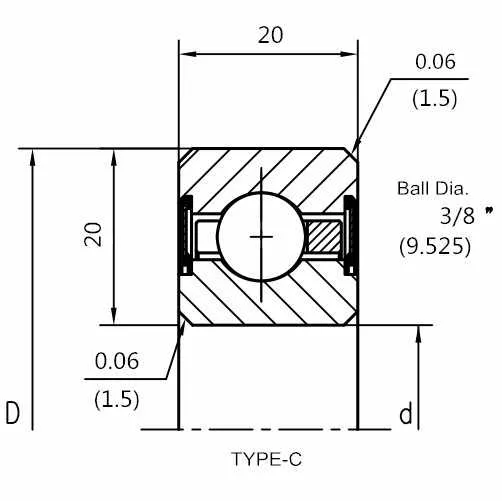 Sealed Metric(20mm)