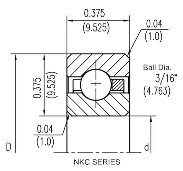NKC Series (3/8″X 3/16″)