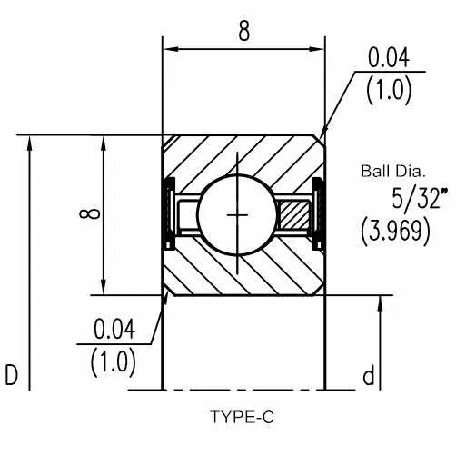 Sealed Metric(8mm)